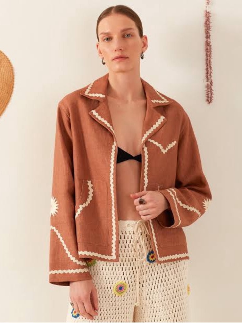 Alix of Bohemia Western Clov Ric Rac Jacket